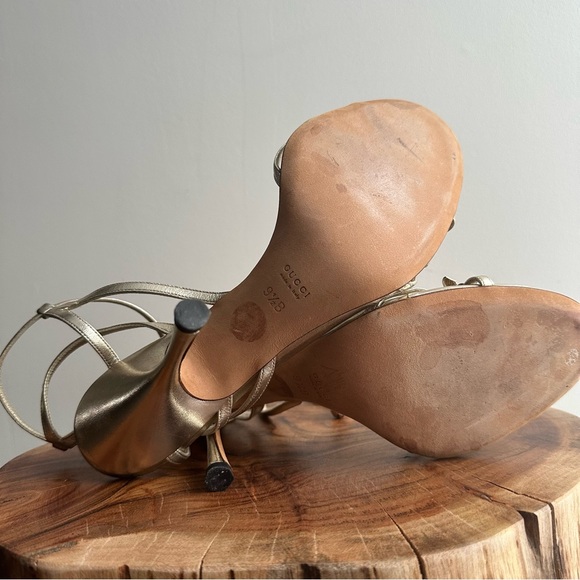 Gucci Limited Edition Runway heels sandals - Picture 10 of 11